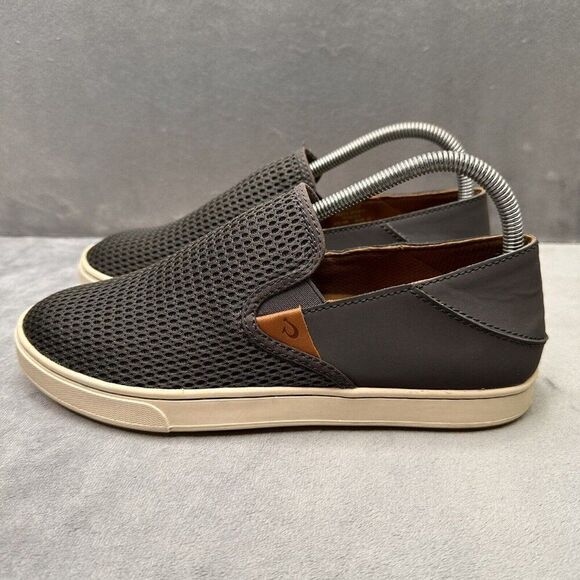 Olu'Kai Pehuea Womens Size 9 Shoes Gray Slip-On Comfort Casual Low Top Sneakers - Picture 3 of 8
